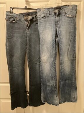 Lot of 2 Rock & Republic “Kasandra” Denim Bootcut Jeans 10